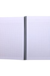 Mynote Flex A4 140 Yaprak Kareli Spiralli Plastik Kapak Defter - 5