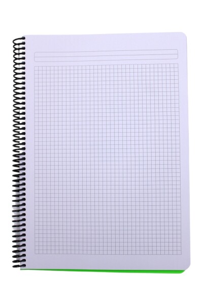 Mynote Flex A4 140 Yaprak Kareli Spiralli Plastik Kapak Defter - 6