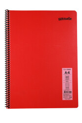 Mynote Flex A4 60 Yaprak Kareli Spiralli Plastik Neon Kapak Defter - 16