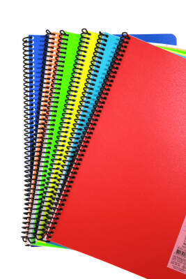 Mynote Flex A4 60 Yaprak Kareli Spiralli Plastik Neon Kapak Defter - 18