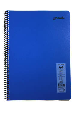 Mynote Flex A4 60 Yaprak Kareli Spiralli Plastik Neon Kapak Defter - 13