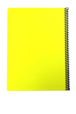 Mynote Flex A4 60 Yaprak Kareli Spiralli Plastik Neon Kapak Defter - 8