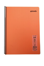 Mynote Flex A4 60 Yaprak Kareli Spiralli Plastik Neon Kapak Defter - 4