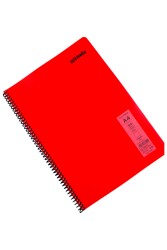 Mynote Flex A4 80 Yaprak Çizgisiz Spiralli Plastik Neon Kapak Defter - 23