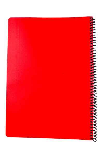 Mynote Flex A4 80 Yaprak Çizgisiz Spiralli Plastik Neon Kapak Defter - 24