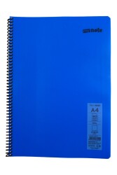 Mynote Flex A4 80 Yaprak Çizgisiz Spiralli Plastik Neon Kapak Defter - 16