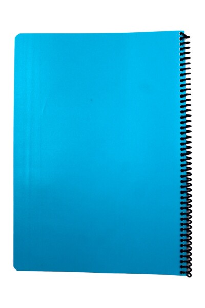 Mynote Flex A4 80 Yaprak Çizgisiz Spiralli Plastik Neon Kapak Defter - 14