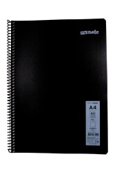 Mynote Flex A4 80 Yaprak Çizgisiz Spiralli Plastik Neon Kapak Defter - 6