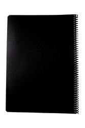 Mynote Flex A4 80 Yaprak Çizgisiz Spiralli Plastik Neon Kapak Defter - 9