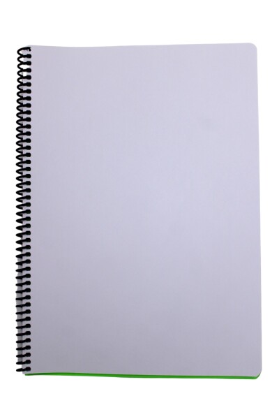 Mynote Flex A4 80 Yaprak Çizgisiz Spiralli Plastik Neon Kapak Defter - 5