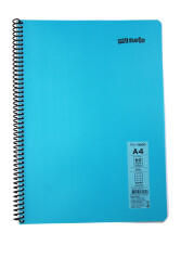 Mynote Flex A4 80 Yaprak Kareli Spiralli Plastik Neon Kapak Defter - 13