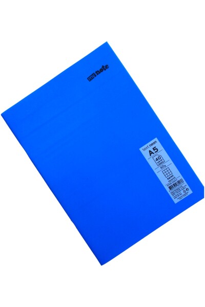 Mynote Text A5 40 Yaprak Kareli Plastik Neon Kapaklı Defter - 2