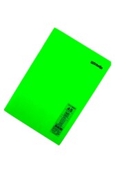 Mynote Text A5 60 Yaprak Kareli Plastik Neon Kapaklı Defter - 3