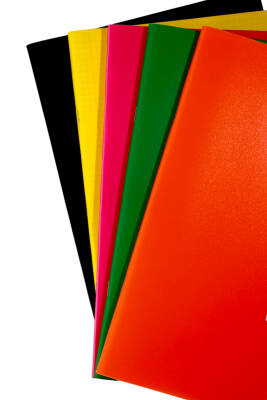 Mynote Text Neon A4 80 Yaprak Kareli Plastik Kapak Defter - 18