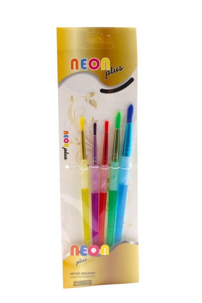 Neon Hdk-150 Silikonlu Fırçası Seti 5 Li - 1