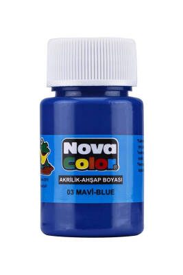 Nova Color Akrilik Boya Mavi Şişe Nc-171 - 1