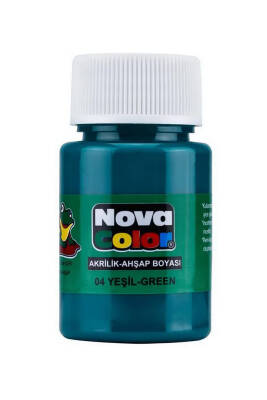 Nova Color Akrilik Boya Yeşil Şişe Nc-172 - 1