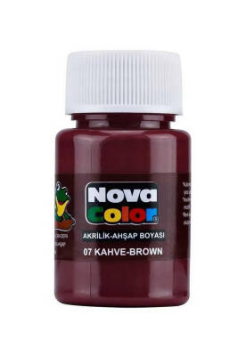 Nova Color Akrilik Boya Kahve Şişe Nc-175 - 1