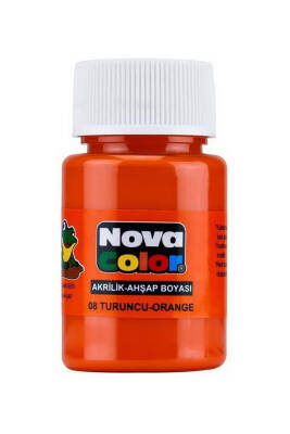 Nova Color Akrilik Boya Turuncu Şişe Nc-176 - 1