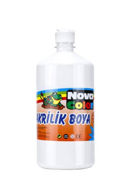 Nova Color Beyaz Akrilik Boya 1 Kg Nc-225 - 1