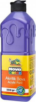 Nova Color Nc-389 Mor Akrilik Boya 500 ml - 1