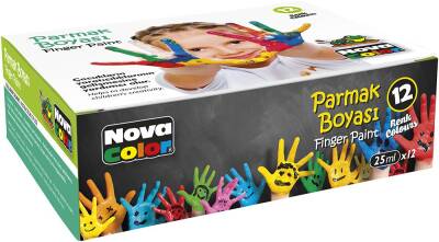 Nova Color Nc-460 Parmak Boyası 12'li - 1