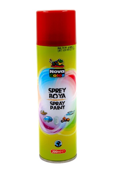 Nova Color Sprey Boya Kırmızı 200 ml Nc-801 - 1