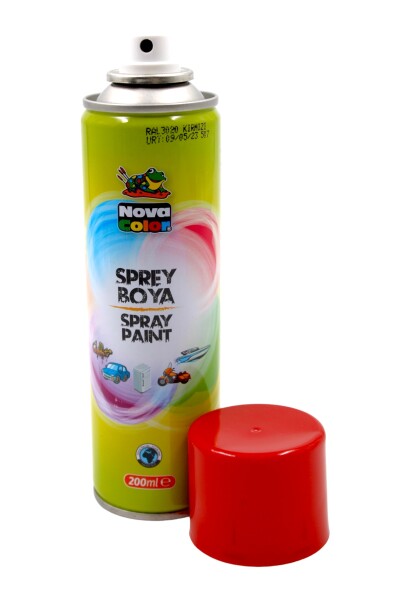 Nova Color Sprey Boya Kırmızı 200 ml Nc-801 - 2