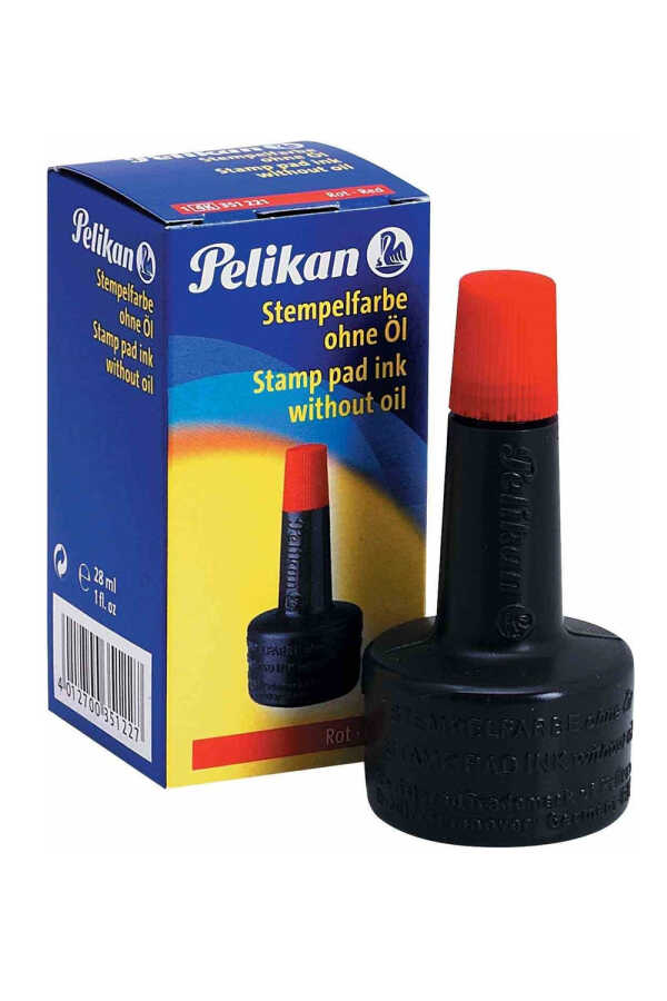 Pelikan Kırmızı Istampa Mürekkebi 30 Cc
