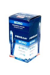 Pensan Büro Mavi Tükenmez Kalem 1.0 mm Set 50 Adet - 1