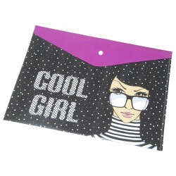 Pıano Çıtçıtlı Dosya Desenli Cool Girl Çtd-01 - 7