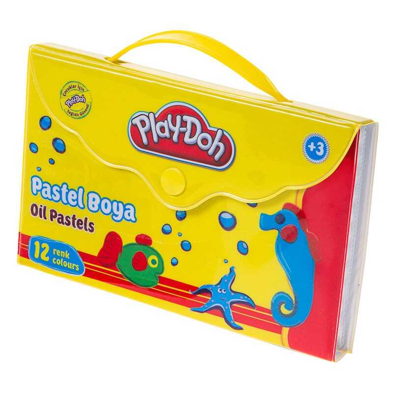 Play-doh 12 Li Pastel Boya Çantalı Pa005