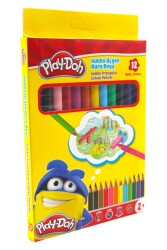 Play-Doh Jumbo Üçgen Tam Boy 12'li Kuru Boya Ku008 - 2