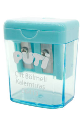 Puti Çift Bölmeli Mini Kalemtıraş 06413 - 17