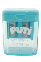 Puti Çift Bölmeli Mini Kalemtıraş 06413 - 20