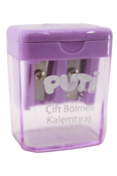 Puti Çift Bölmeli Mini Kalemtıraş 06413 - 16