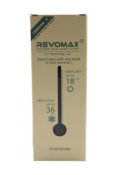 Revomax 12-Oz Paslanmaz Çelik Termos 355Ml Siyah - 5