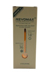 Revomax 12-Oz Paslanmaz Çelik Termos 355Ml Turuncu - 5