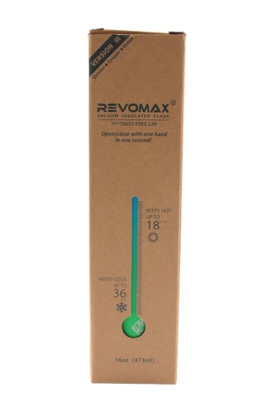 Revomax 16-Oz Paslanmaz Çelik ve Vakumlu Termos 473Ml Mavi/Yeşil - 5