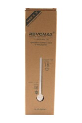 Revomax 20-Oz Gümüş Paslanmaz Çelik Vakum Termos 592 Ml - 4