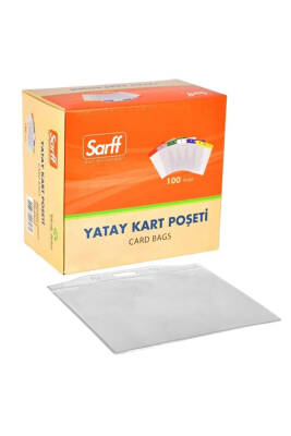 Sarff Güvenlik Yatay Kart Poşeti 12 x 11 cm (No:15207019) - 1