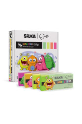 Silka Monster 4 Renk Silgi Art-13 - 1