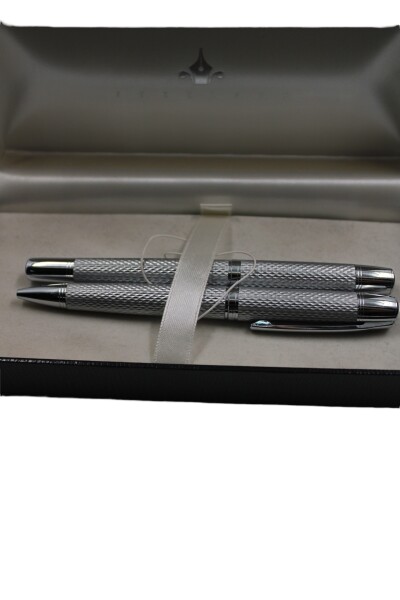 Steelpen Mercury Silver Dolma Kalem+Tükünmez Kalem Takım - 1