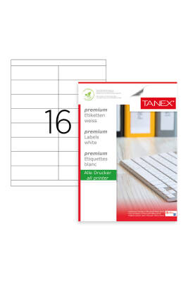 Taneks Lazer Etiket 105 x 35 mm Tw-2216 - 1