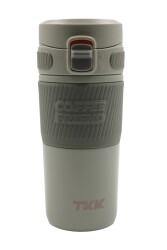 Tkk T2001 Çelik Matara Termos 450 Ml Gri - 1