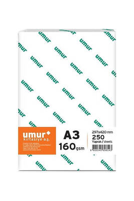 Umur A3 160 gr Fotokopi Kağıdı 250'li - 1